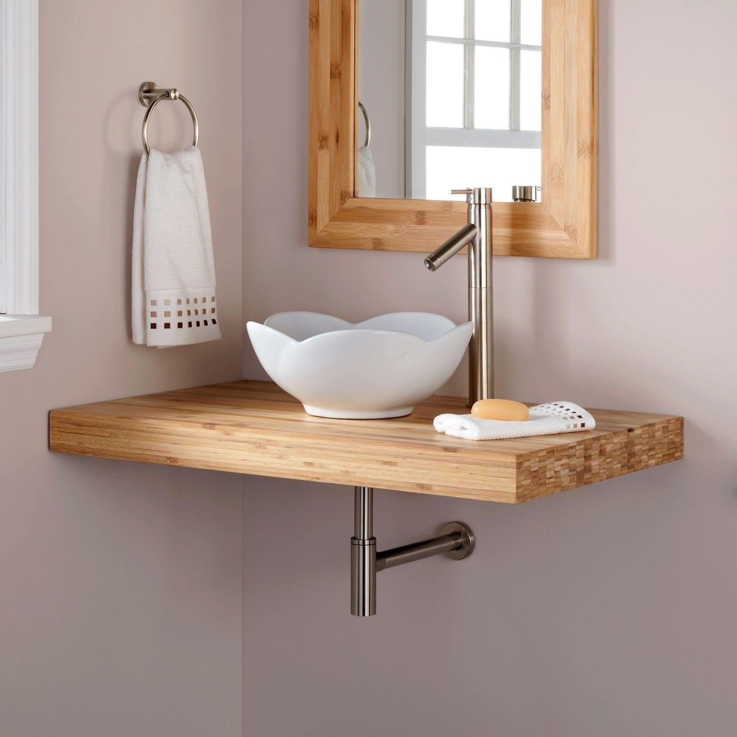 Vanity tops for vessel sinks 2