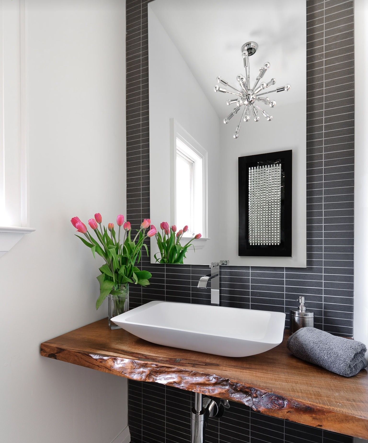 Vessel sink vanity top