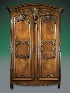 White tv armoire with pocket doors