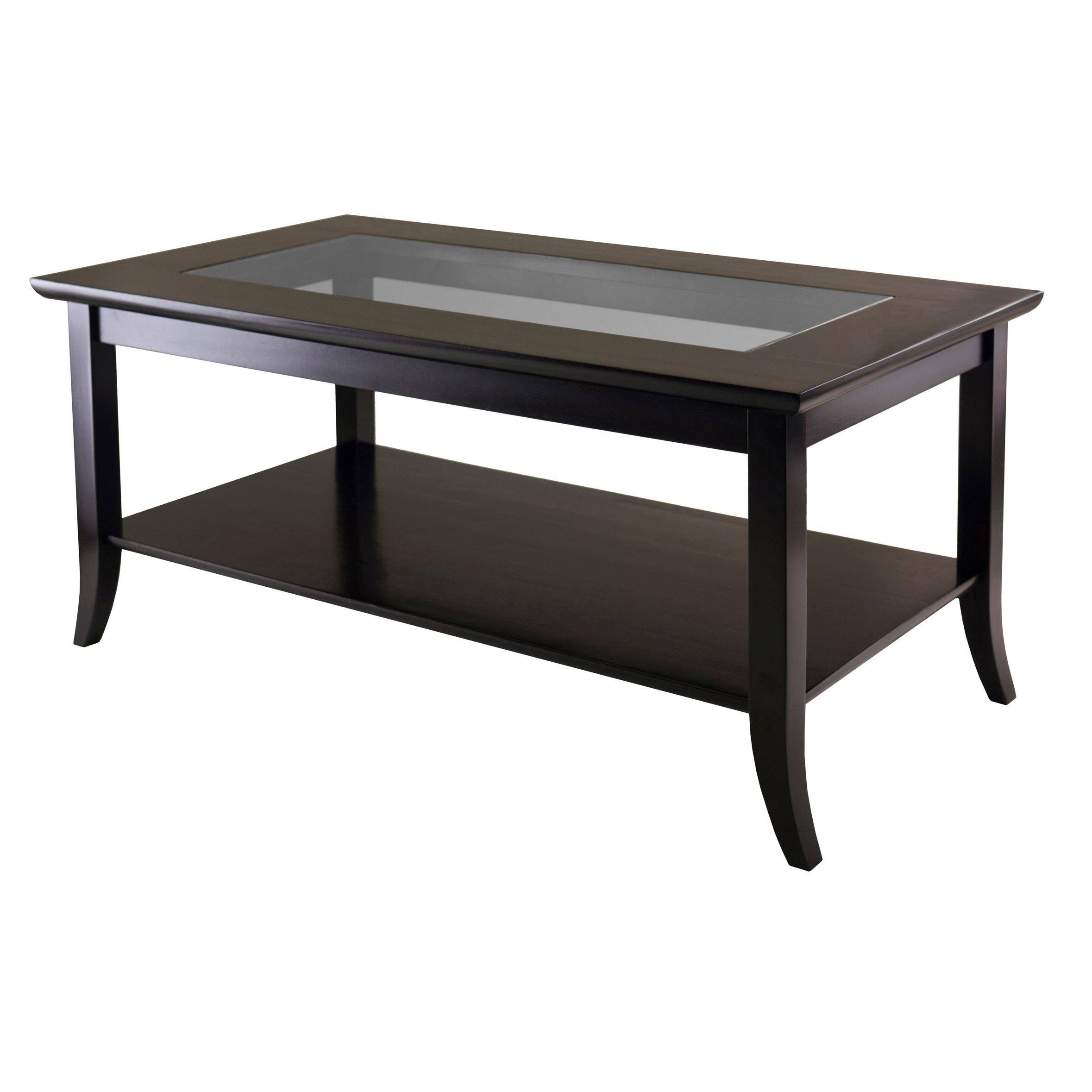 Winsome genoa rectangular coffee table