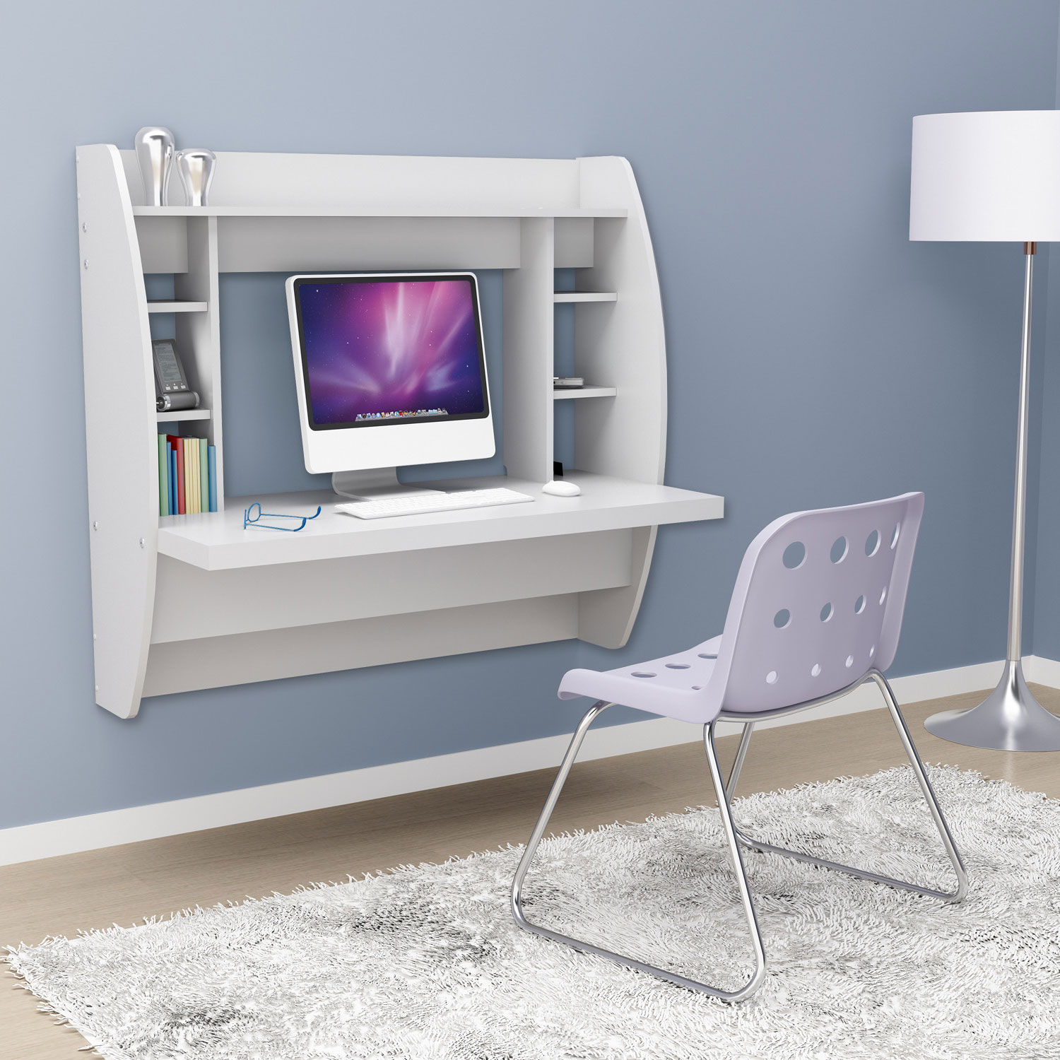 Computer and printer desk