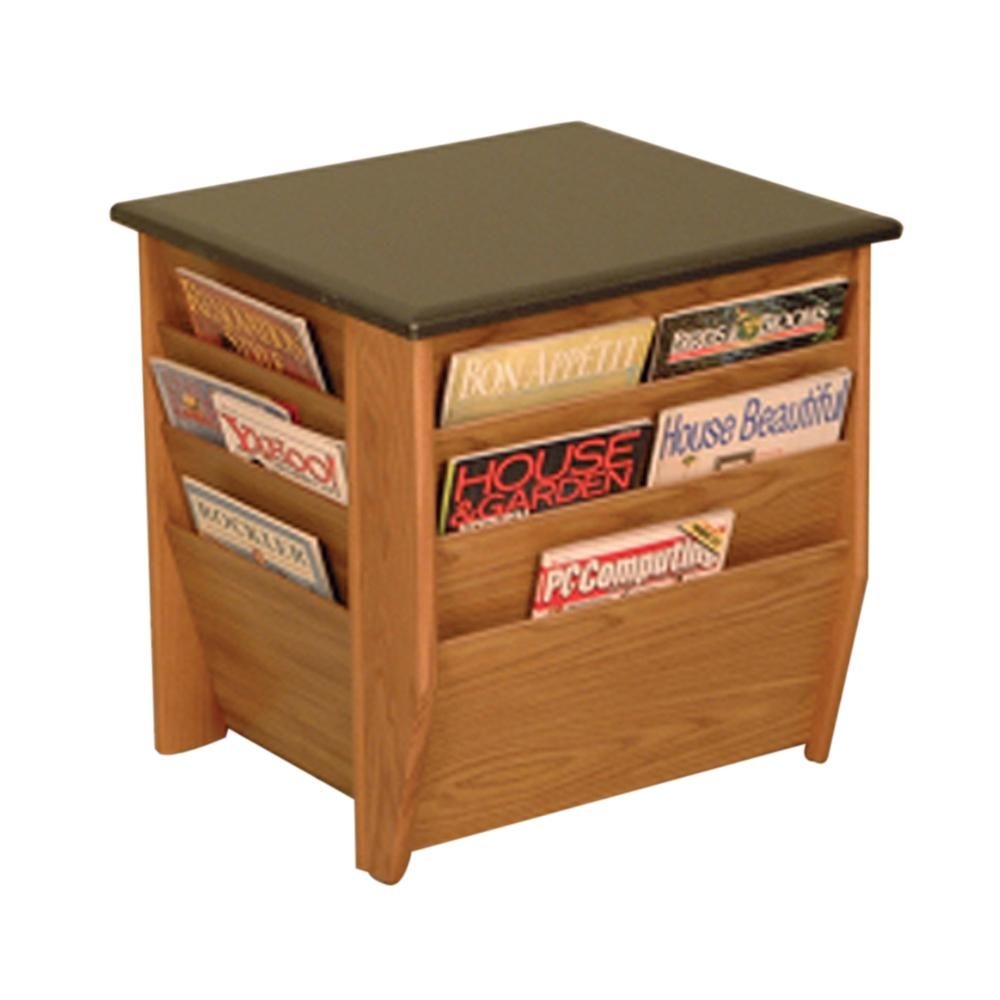 End table with magazine rack 1