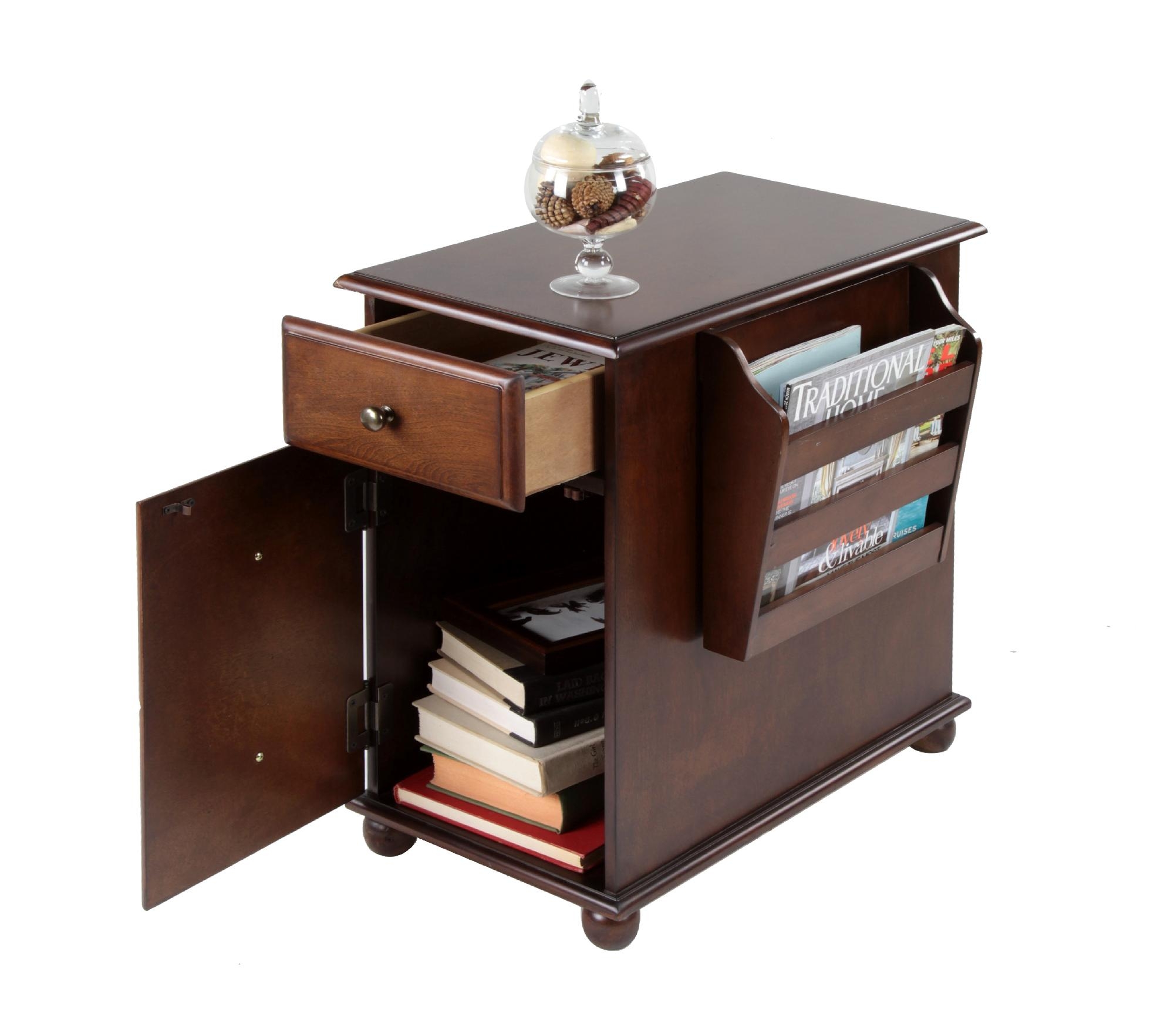 End tables with magazine rack 24
