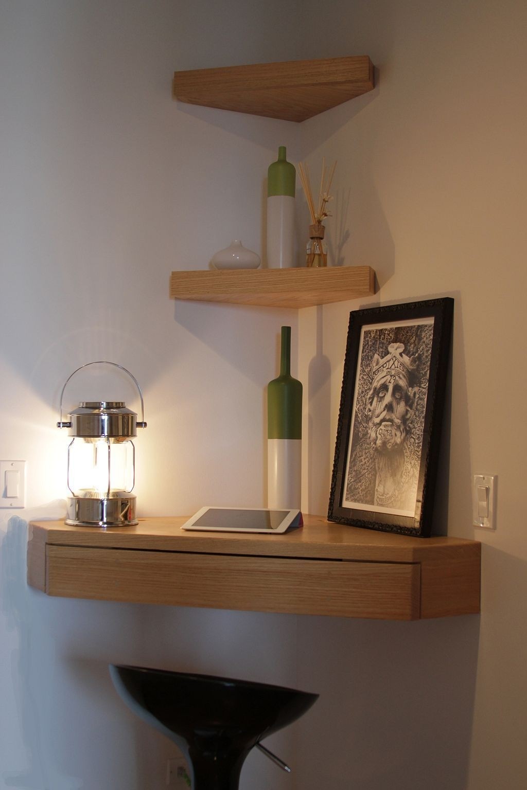 Floating Shelf with Drawer | Foter