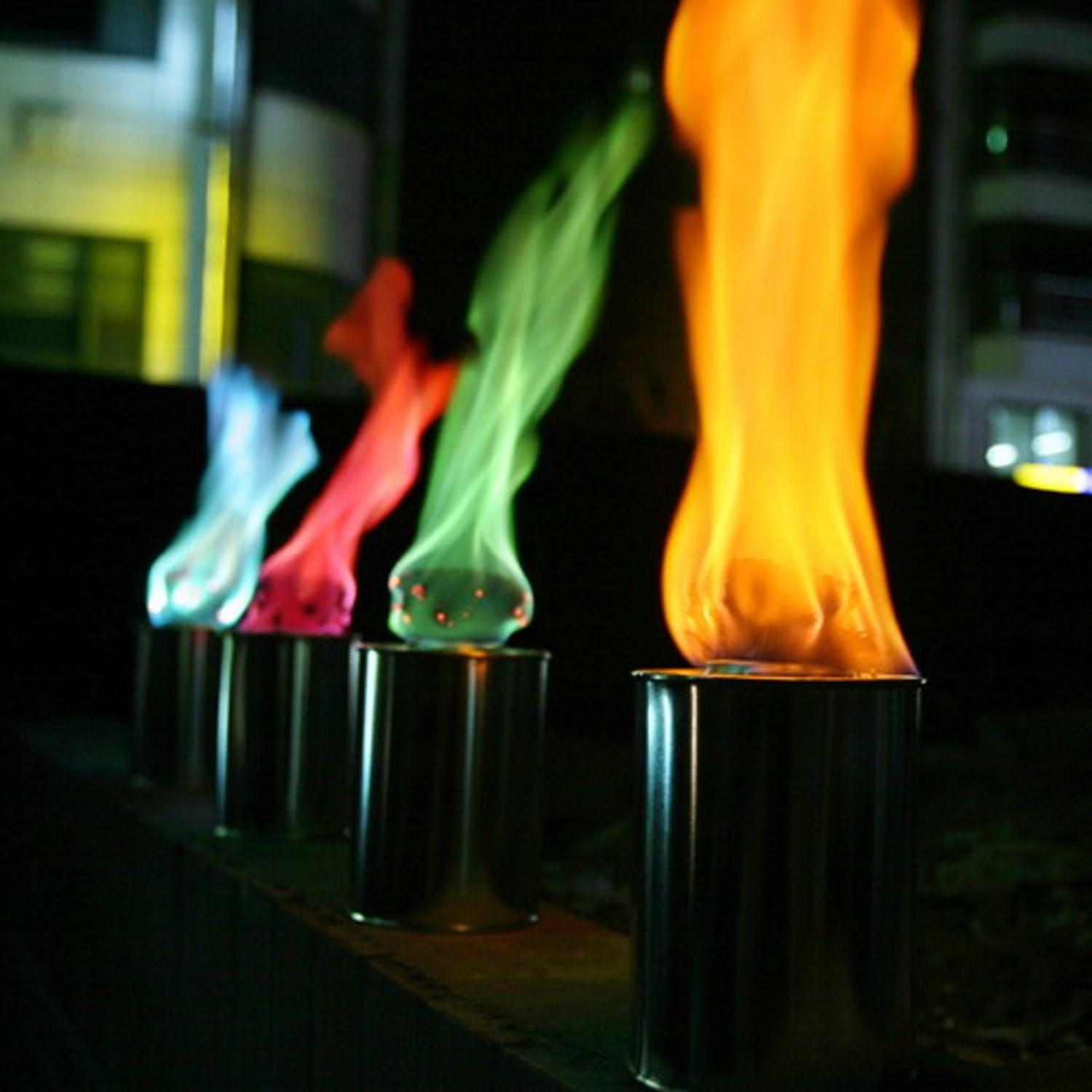 Hanging citronella oil lanterns