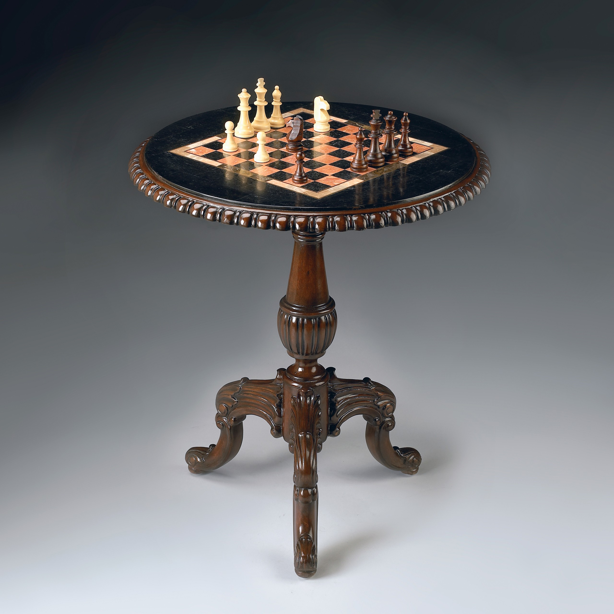 Heritage Chess and Checker Table
