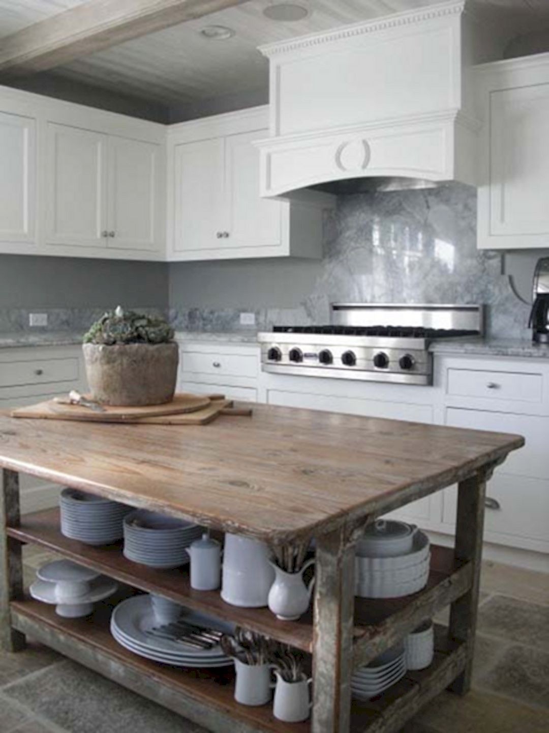 High top kitchen table with storage