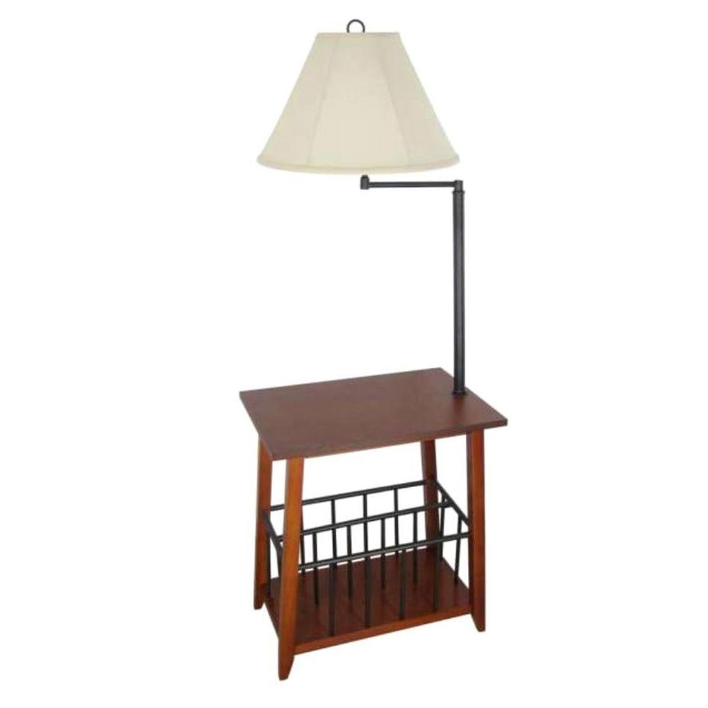 Homesullivan black finish end table with magazine rack 40858a061w 3a