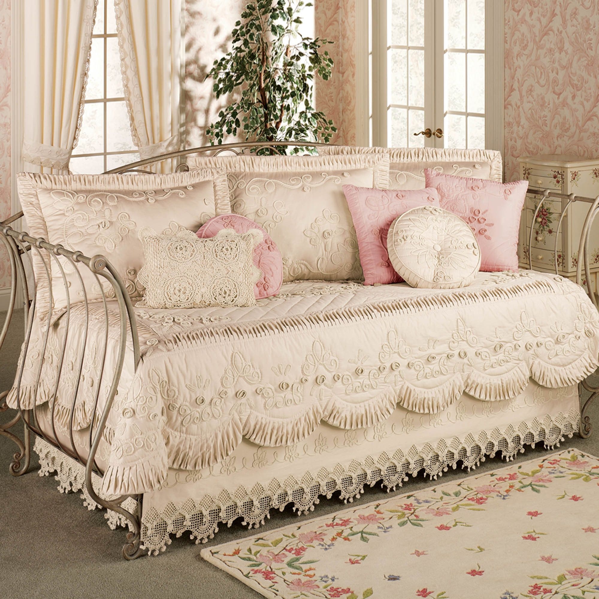 Linen daybed cover