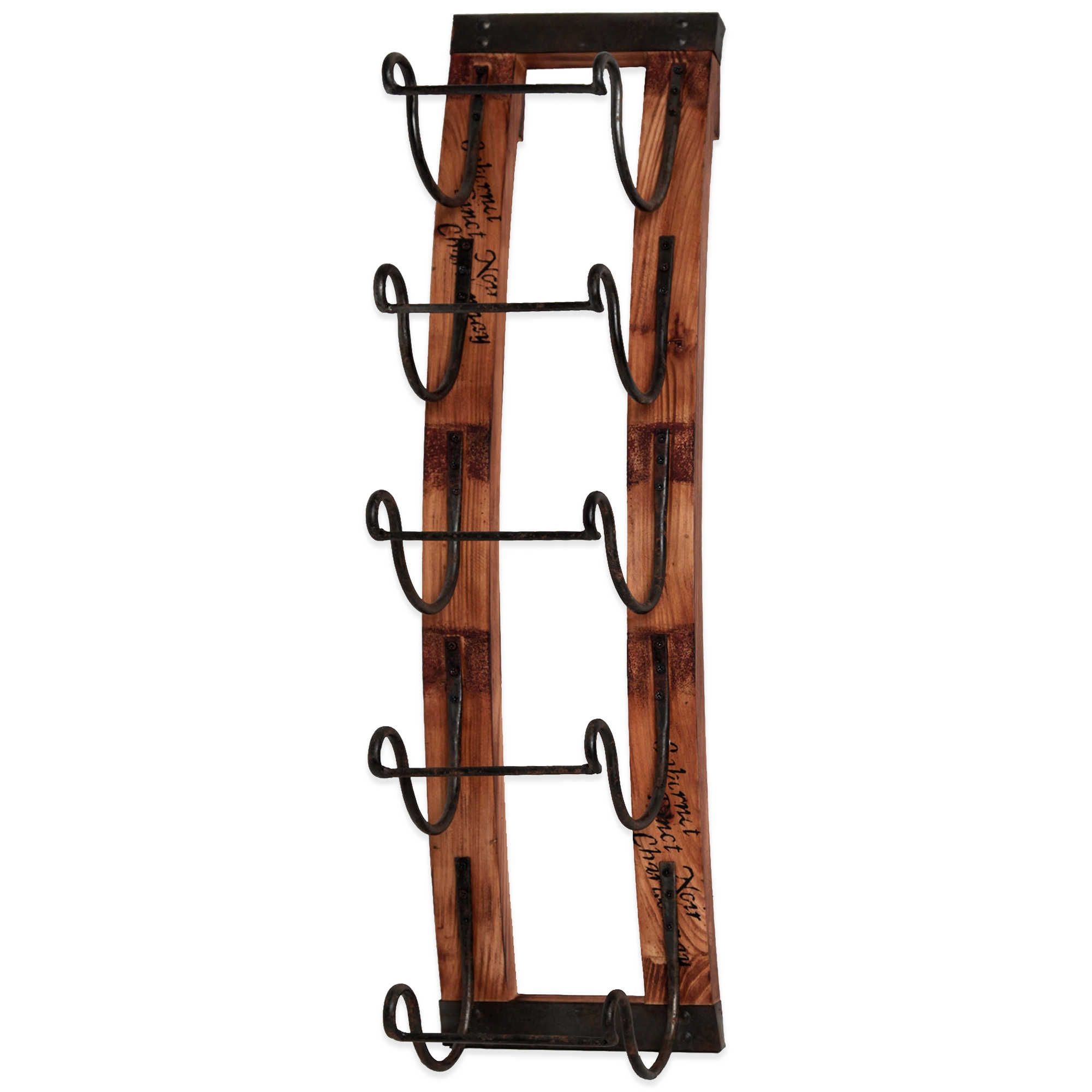 Metal wall wine rack bottle holder 13