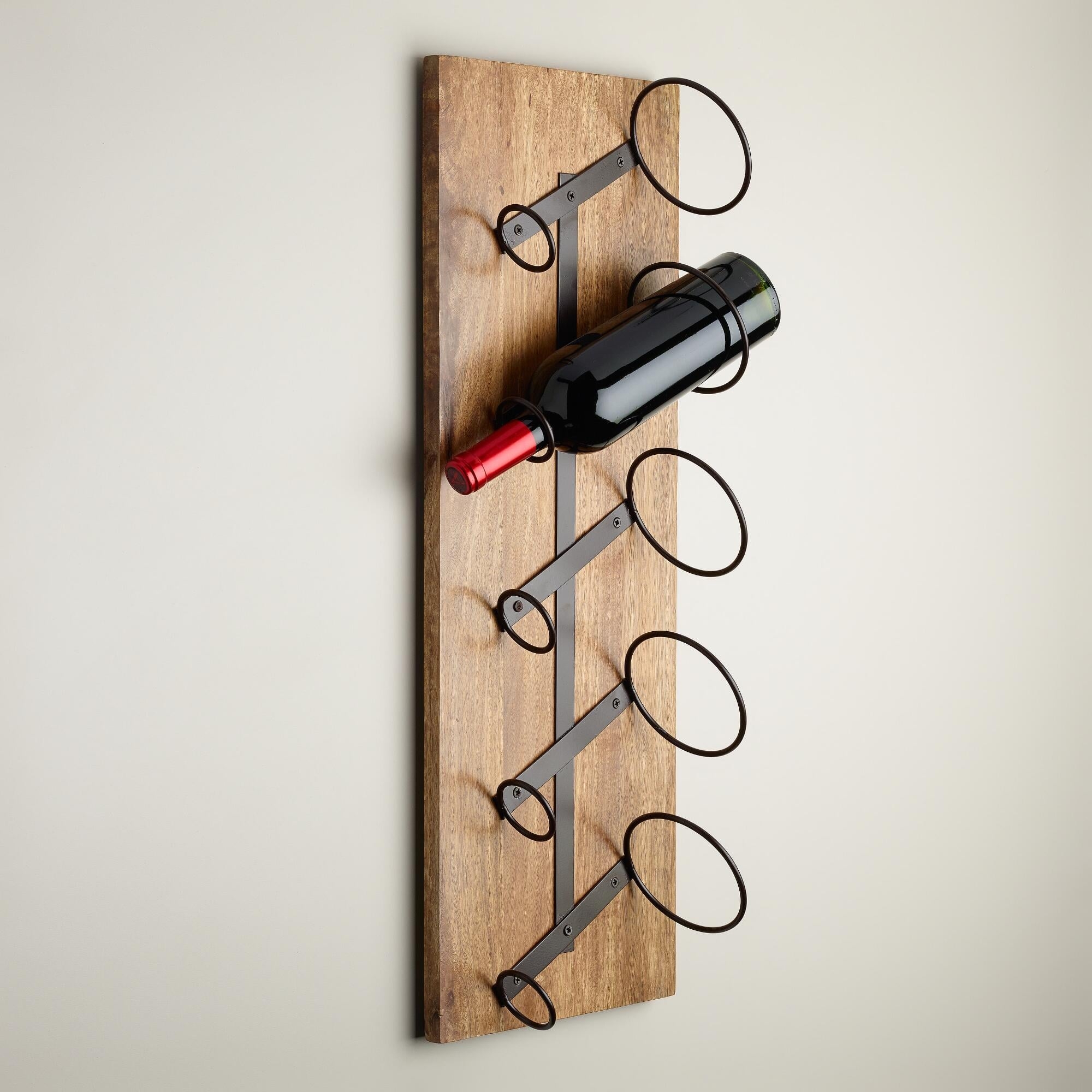 Metal wall wine rack bottle holder 20