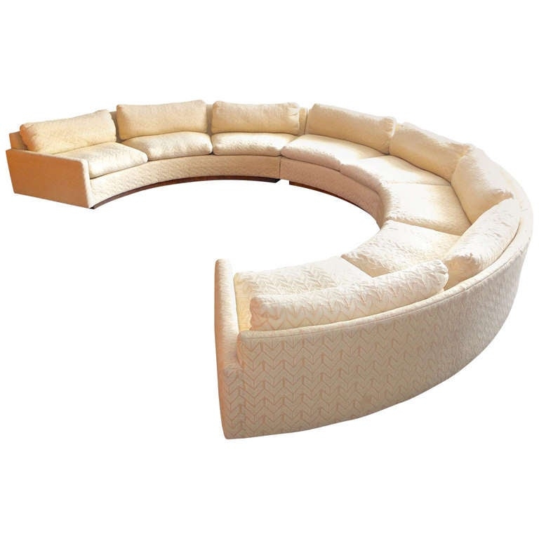Modern round sofa