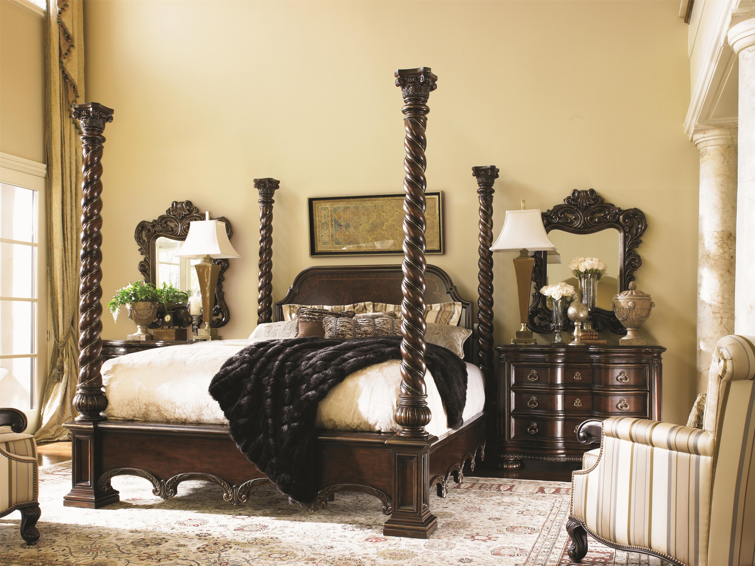 Poster king bed