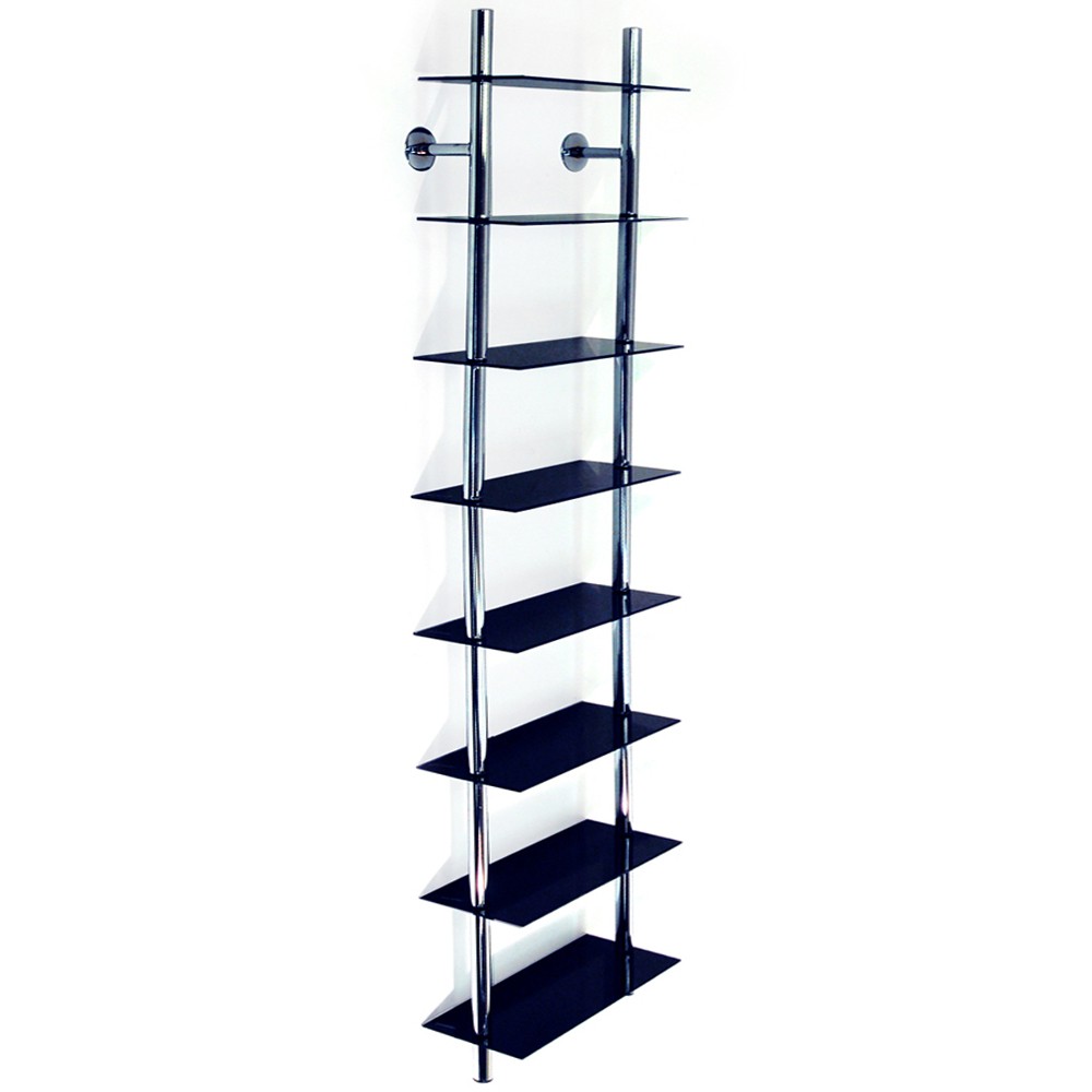 Techstyle large wall mounted cd dvd media storage shelves