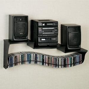 Wall mount cd storage