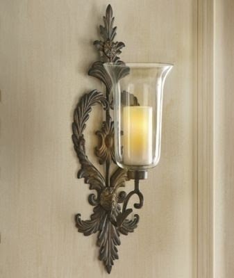Wall sconce candle holders