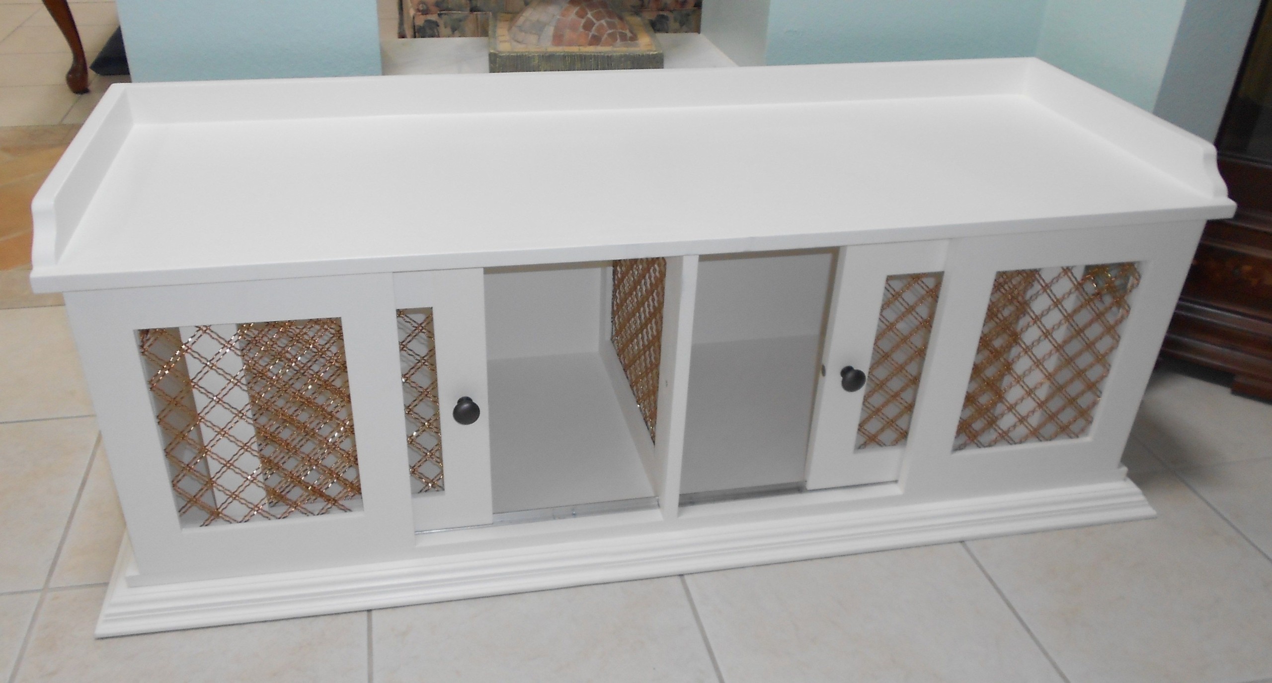 Wooden dog kennels