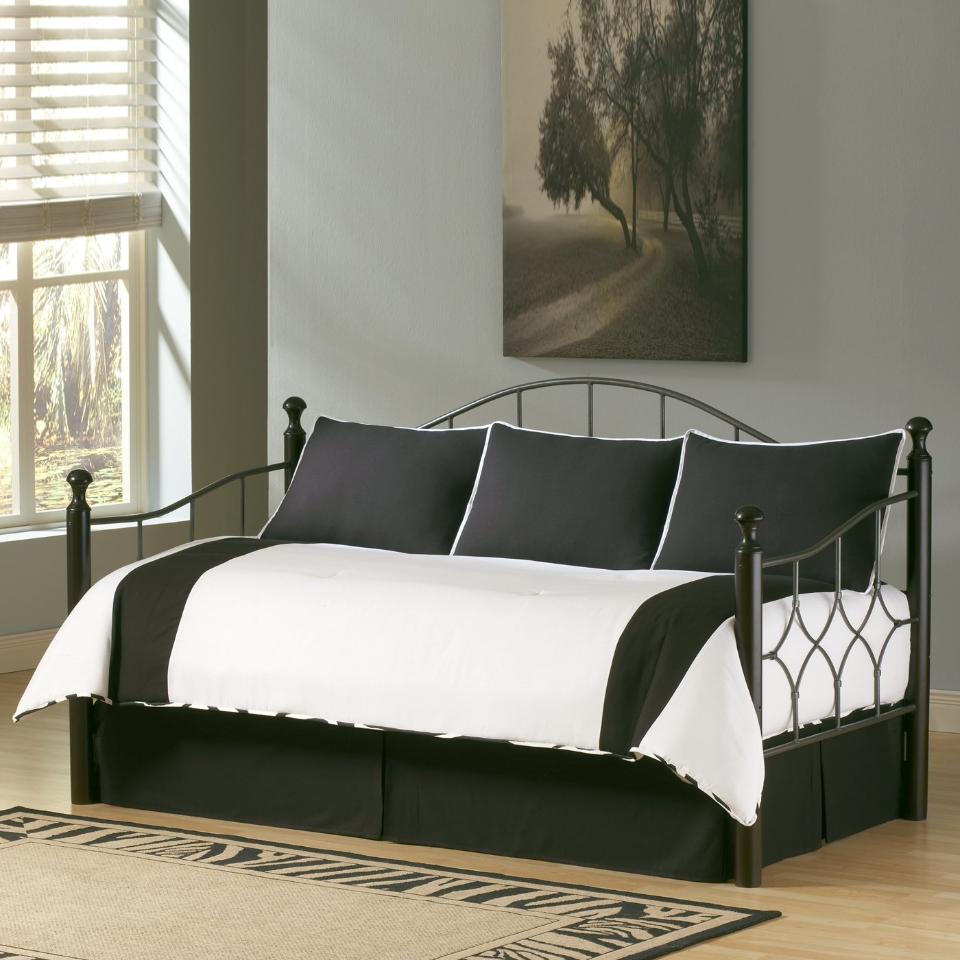 Zebra daybed cover set