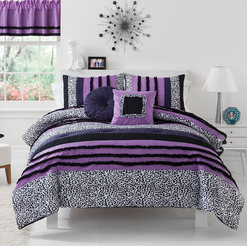 Animal print comforter set queen 2