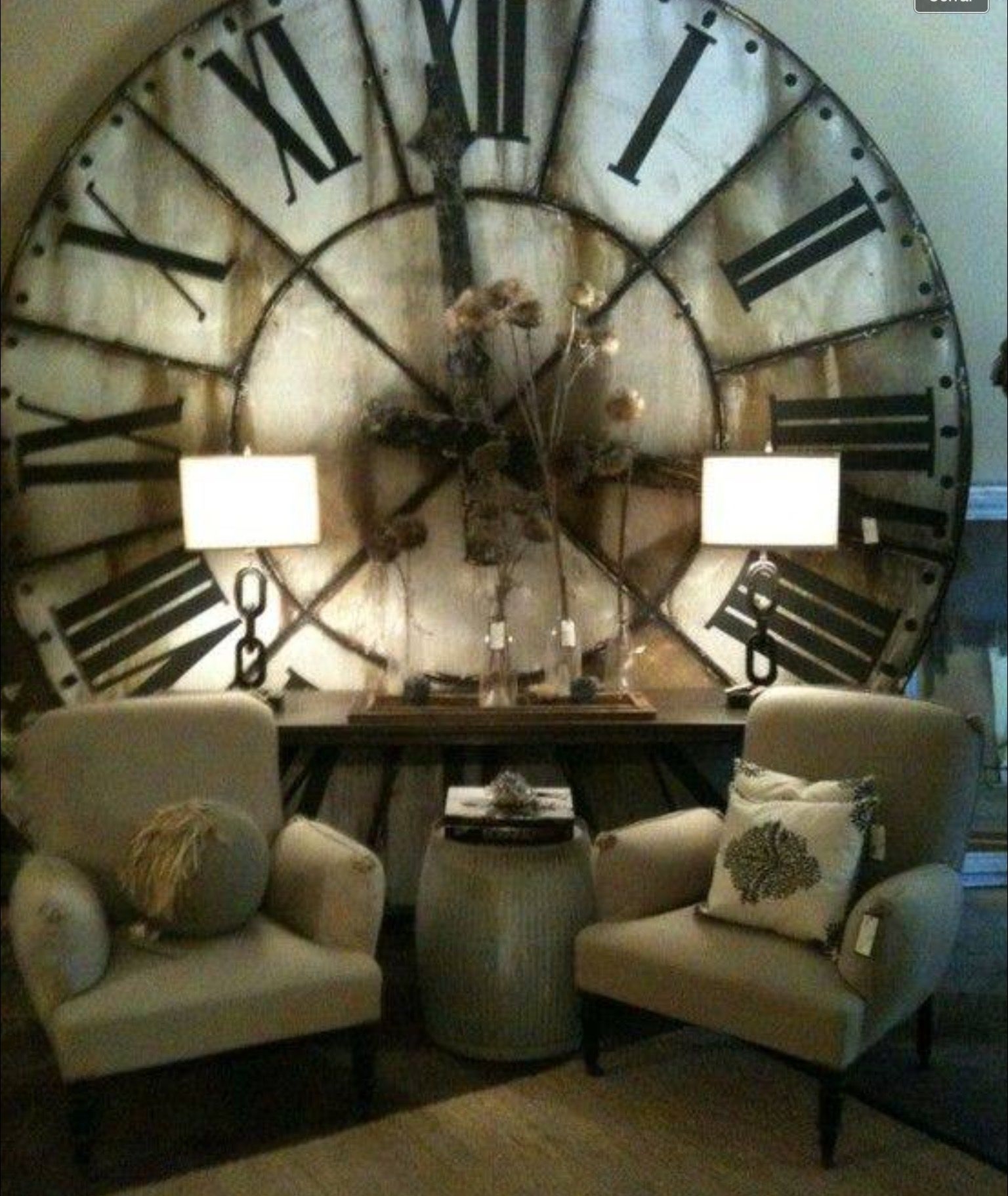 Big round wall clocks 1