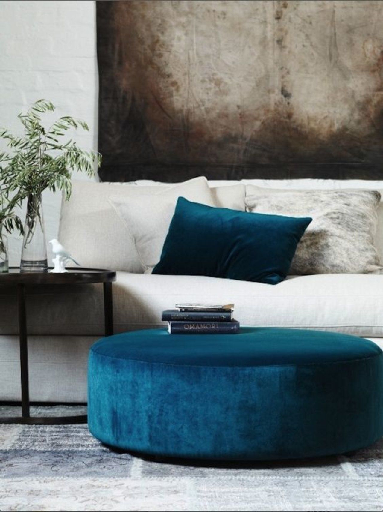 Circle ottoman