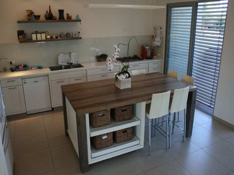 Counter height table sets with storage