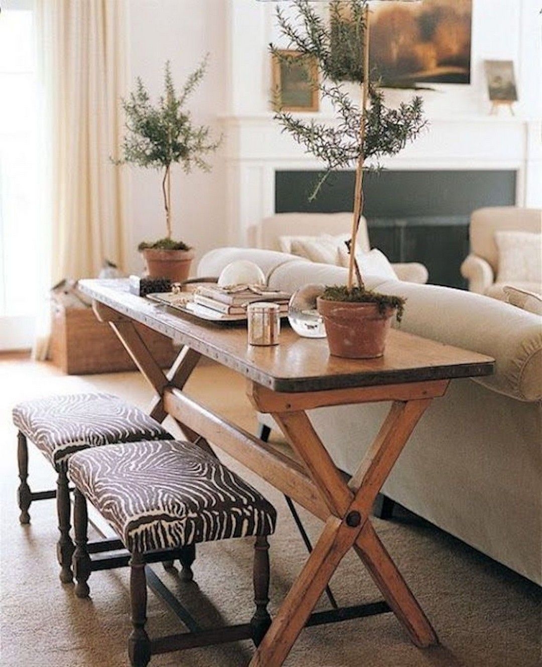 Cross leg table 2