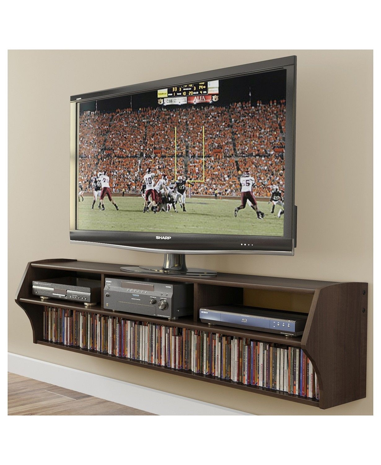 Entertainment shelf
