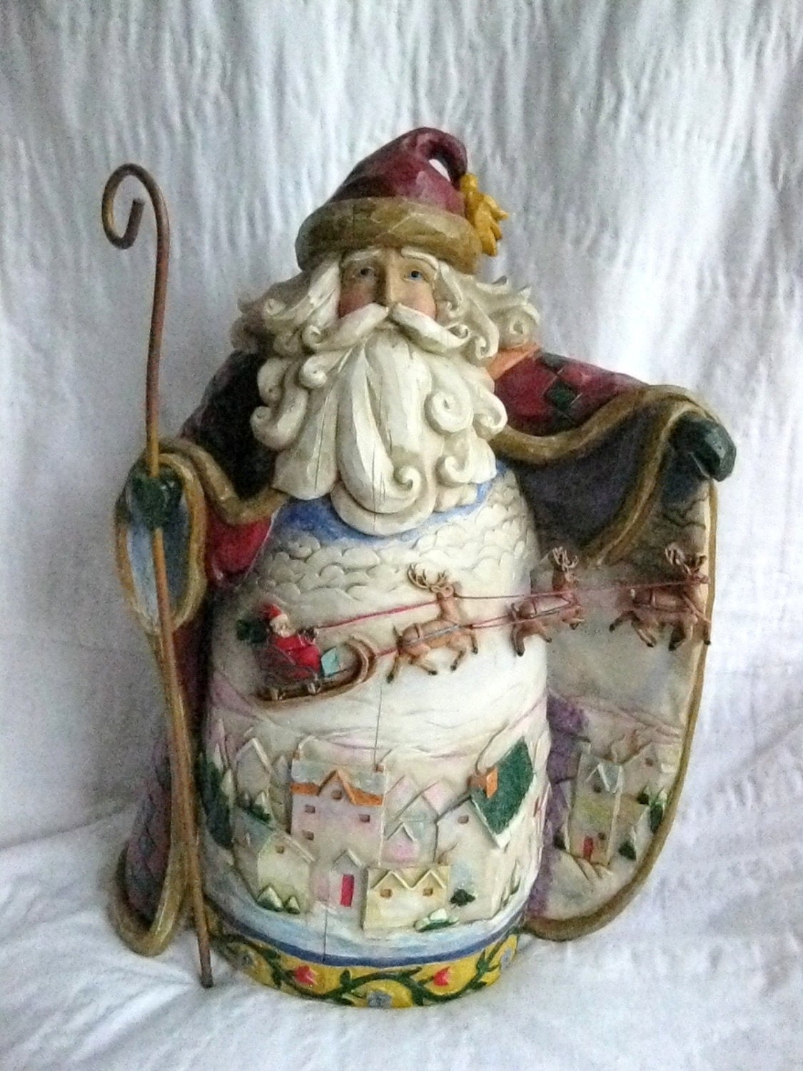 Jim shore fly away tiny sleigh christmas