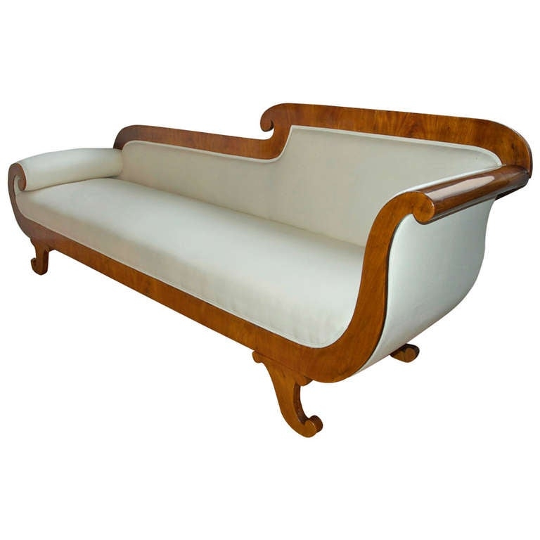 Karl johan classic biedermeier chaise lounges from a unique collection