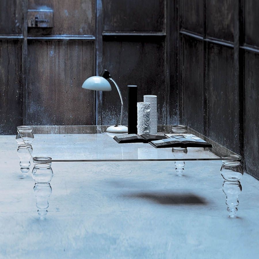Large glass tables