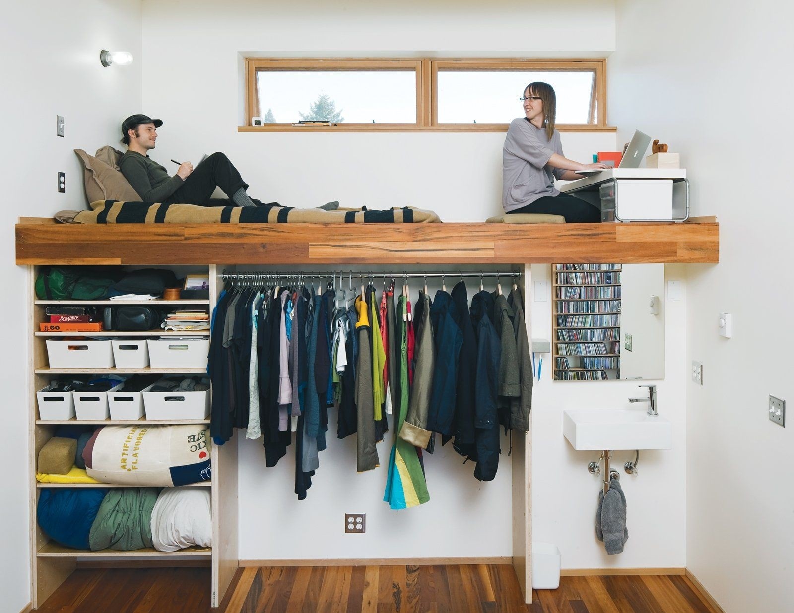 Loft beds with storage underneath 1