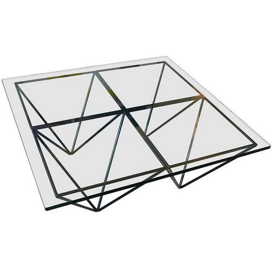 Matt blatt glass coffee table
