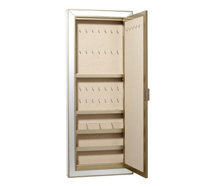 Park mirrored jewelry closet 799 pottery barn 24 wide x