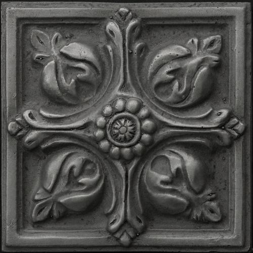 Renaissance 2" x 2" Toscana Insert Tile in Antique Nickel