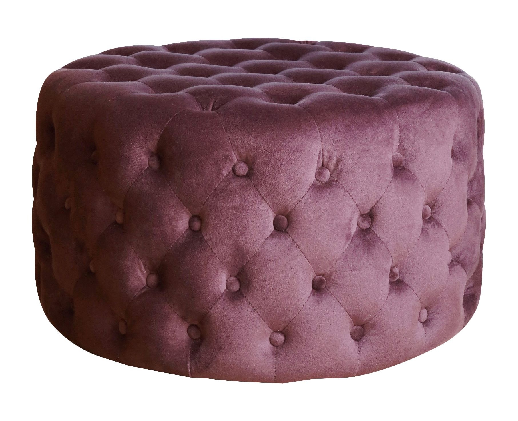 Round velvet ottoman 8