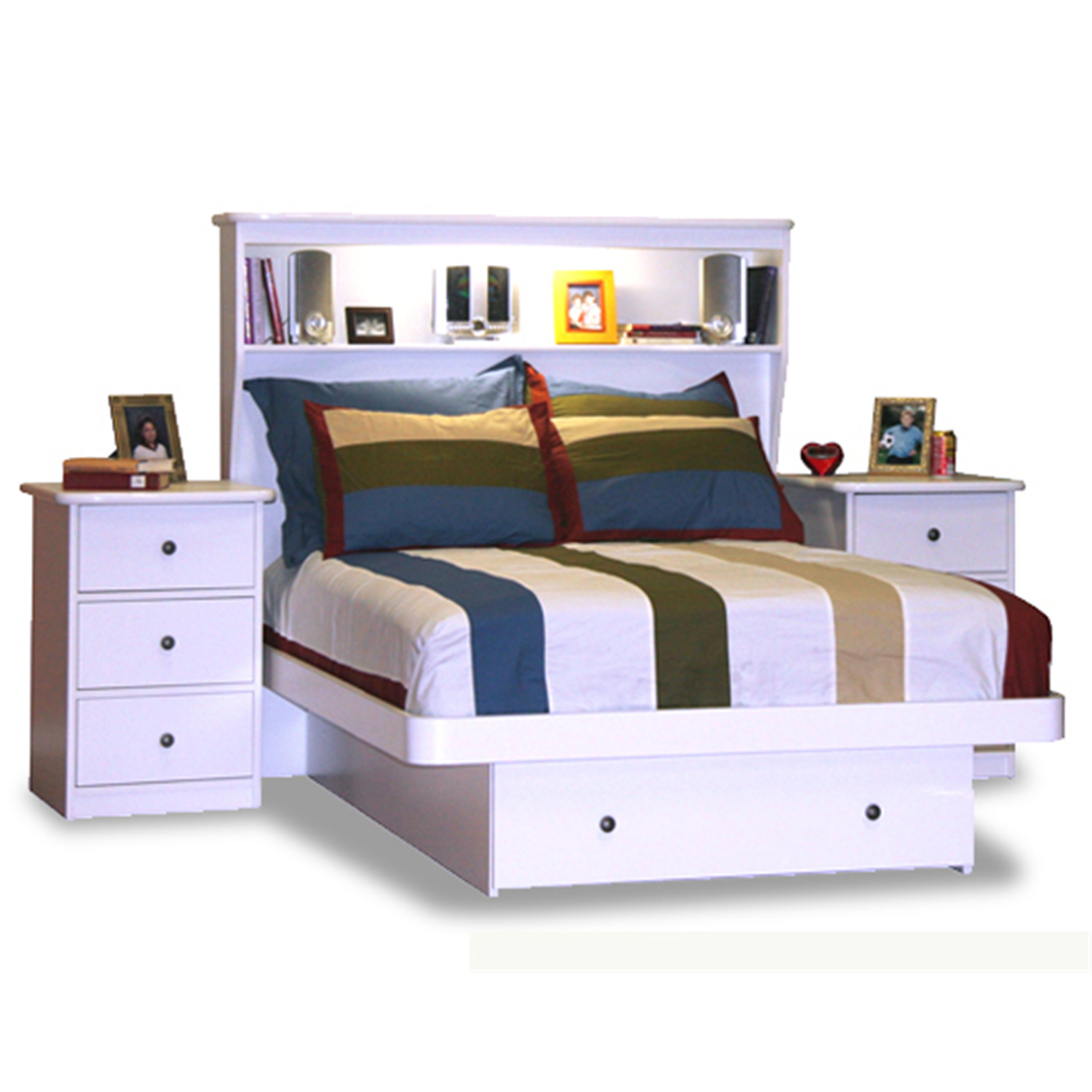 Sierra Full Storage Platform Bed
