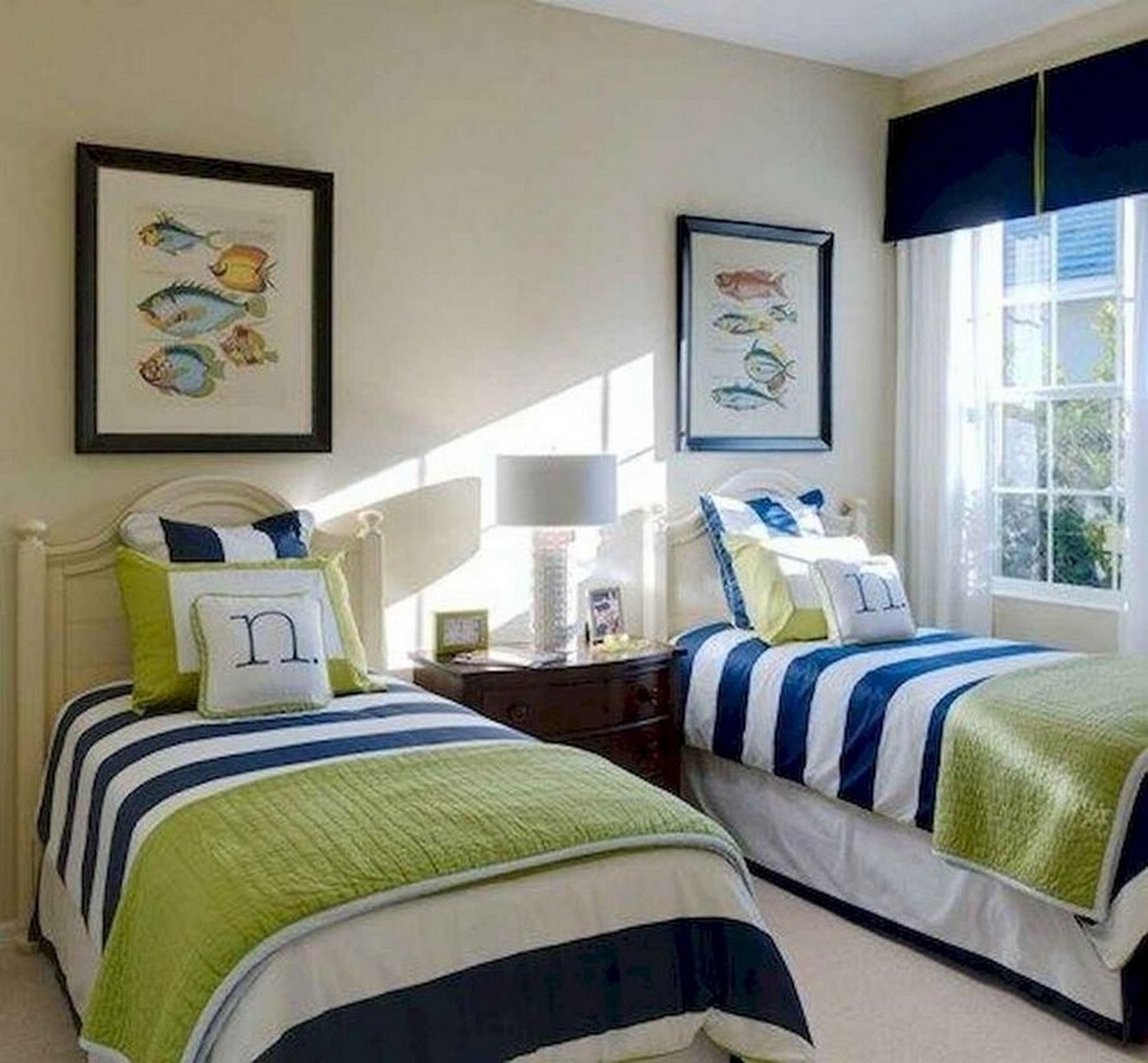Stripe twin bedding