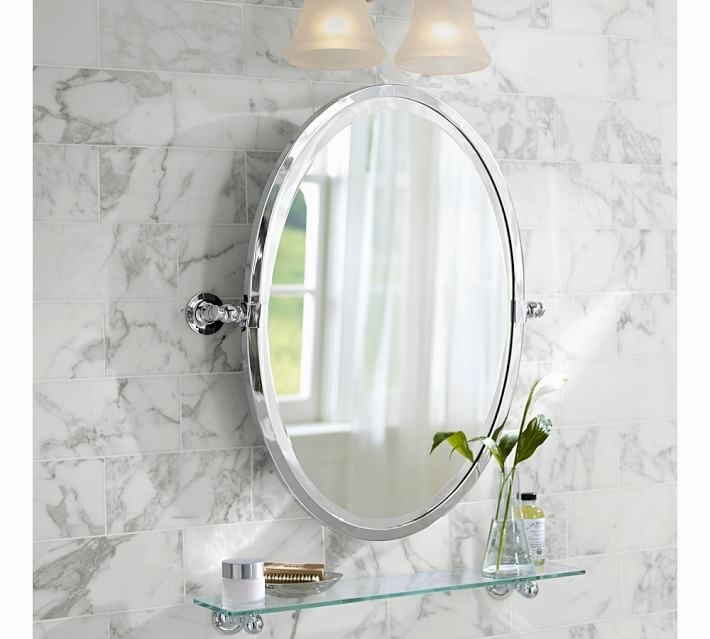 Sussex oval mirror