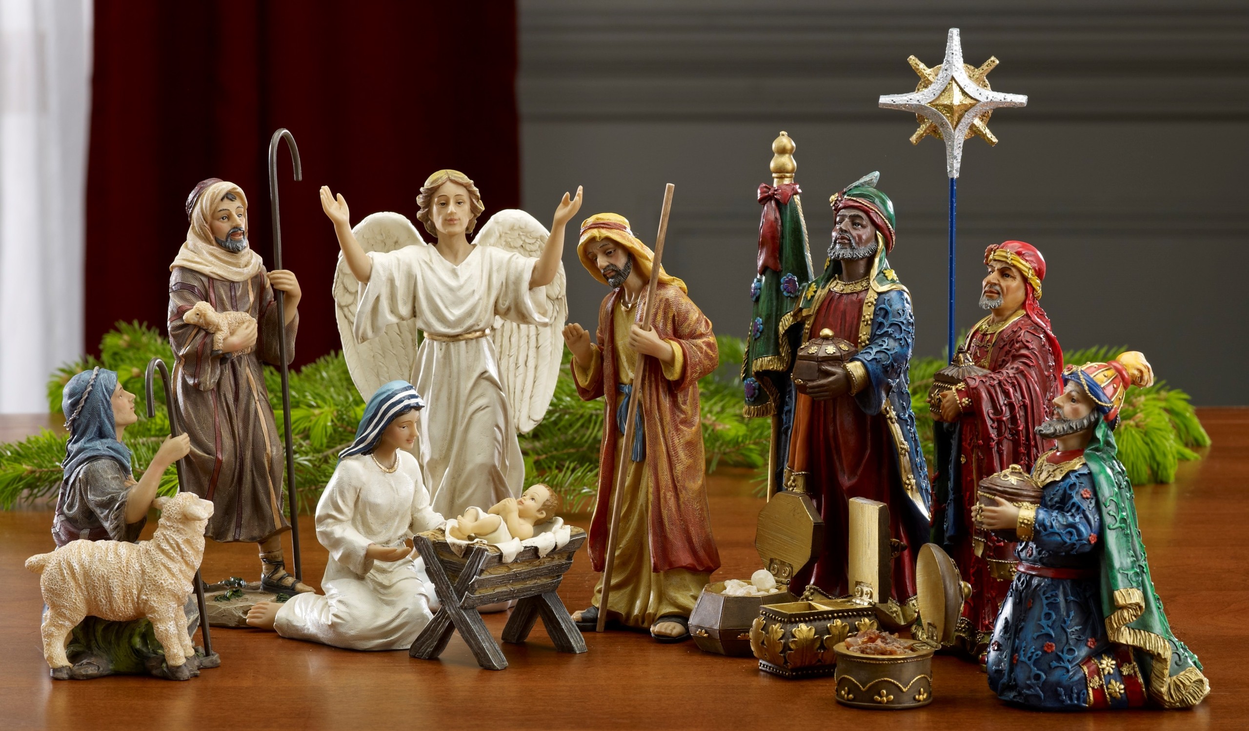 12 Piece Real Life Nativity
