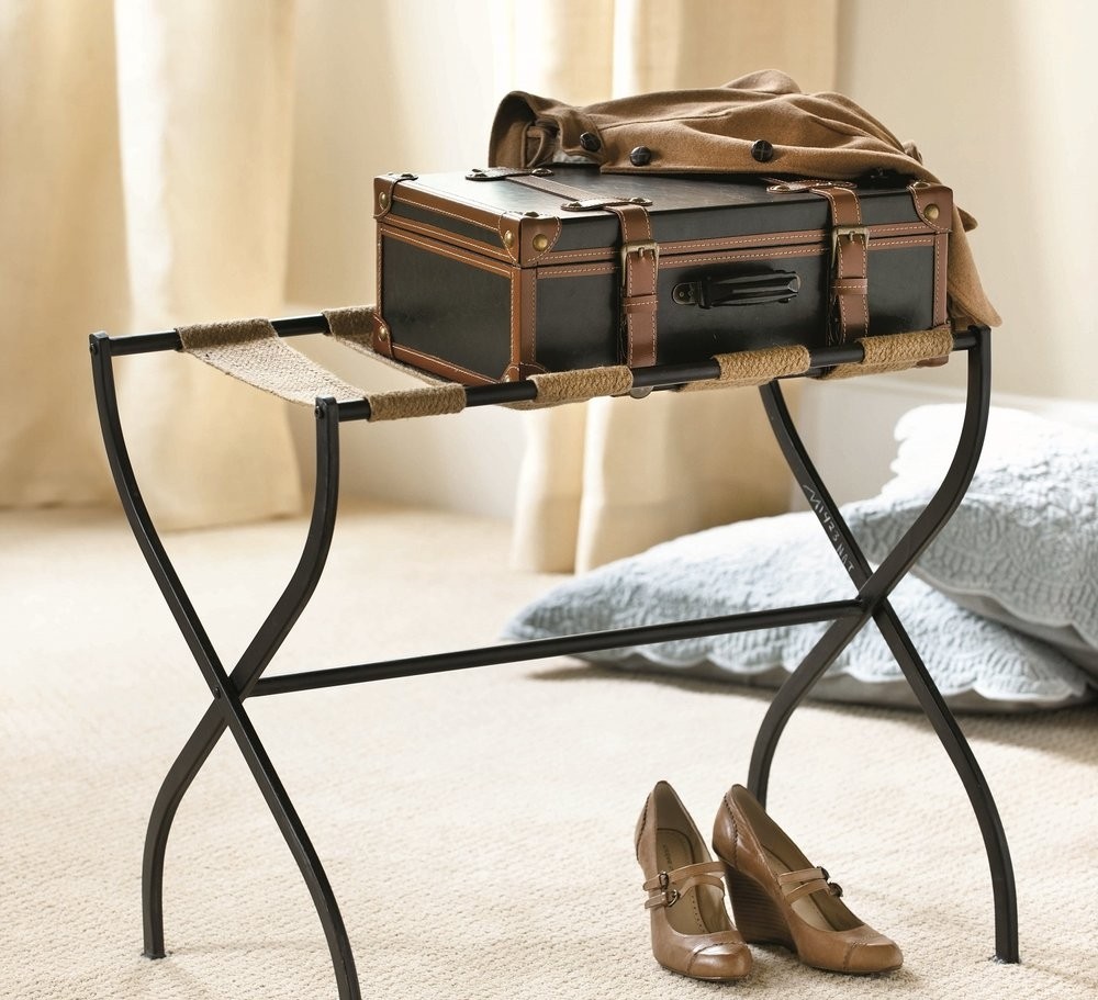 Bedroom luggage rack 7