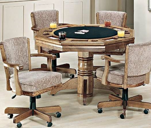 Beech wood poker table with matching chairs check out pokertable