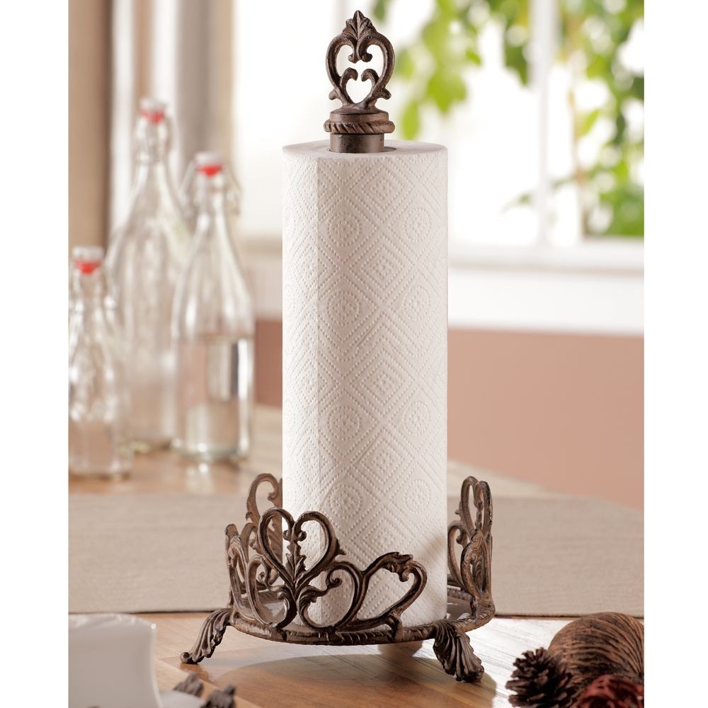 Designer paper towel holder