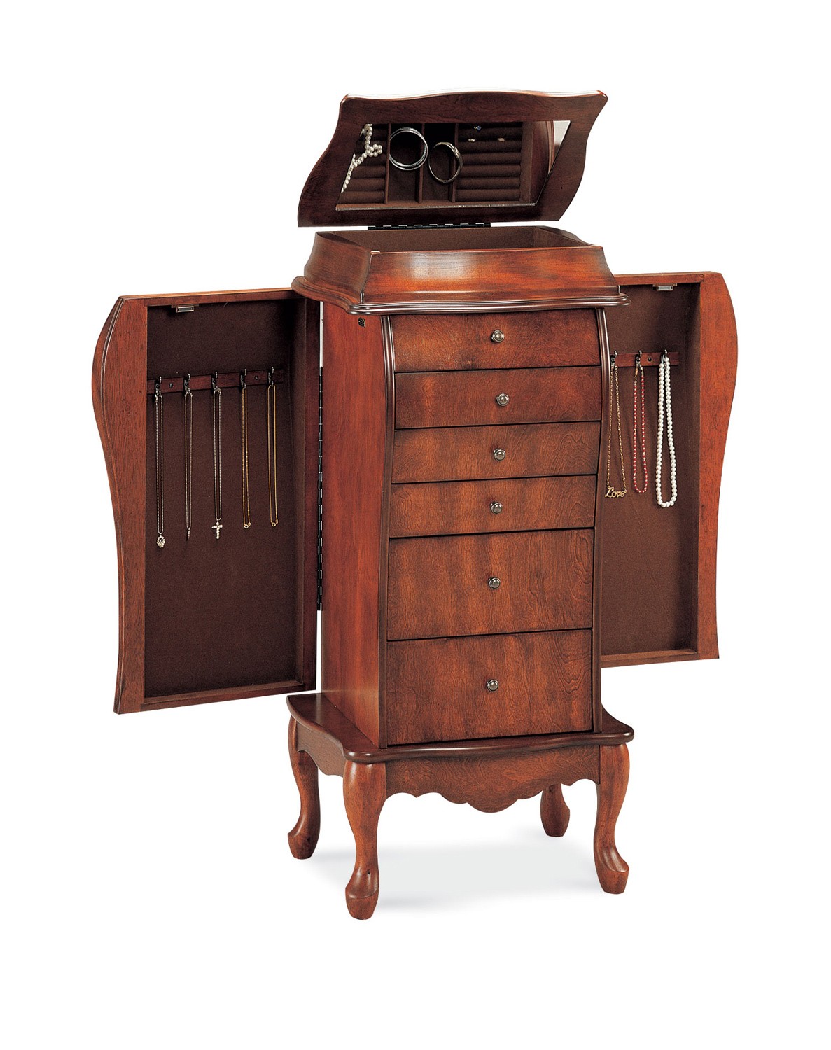 Floor standing jewelry box