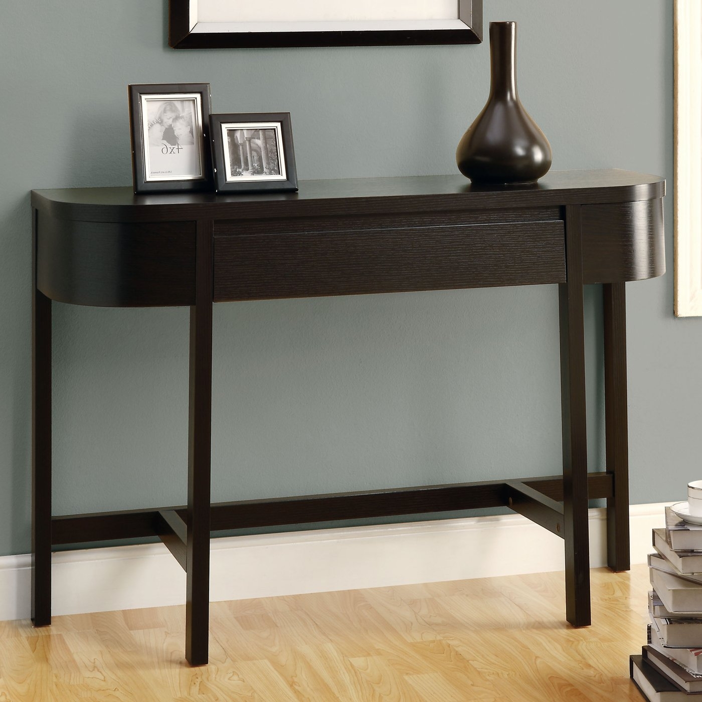 Half moon entry table