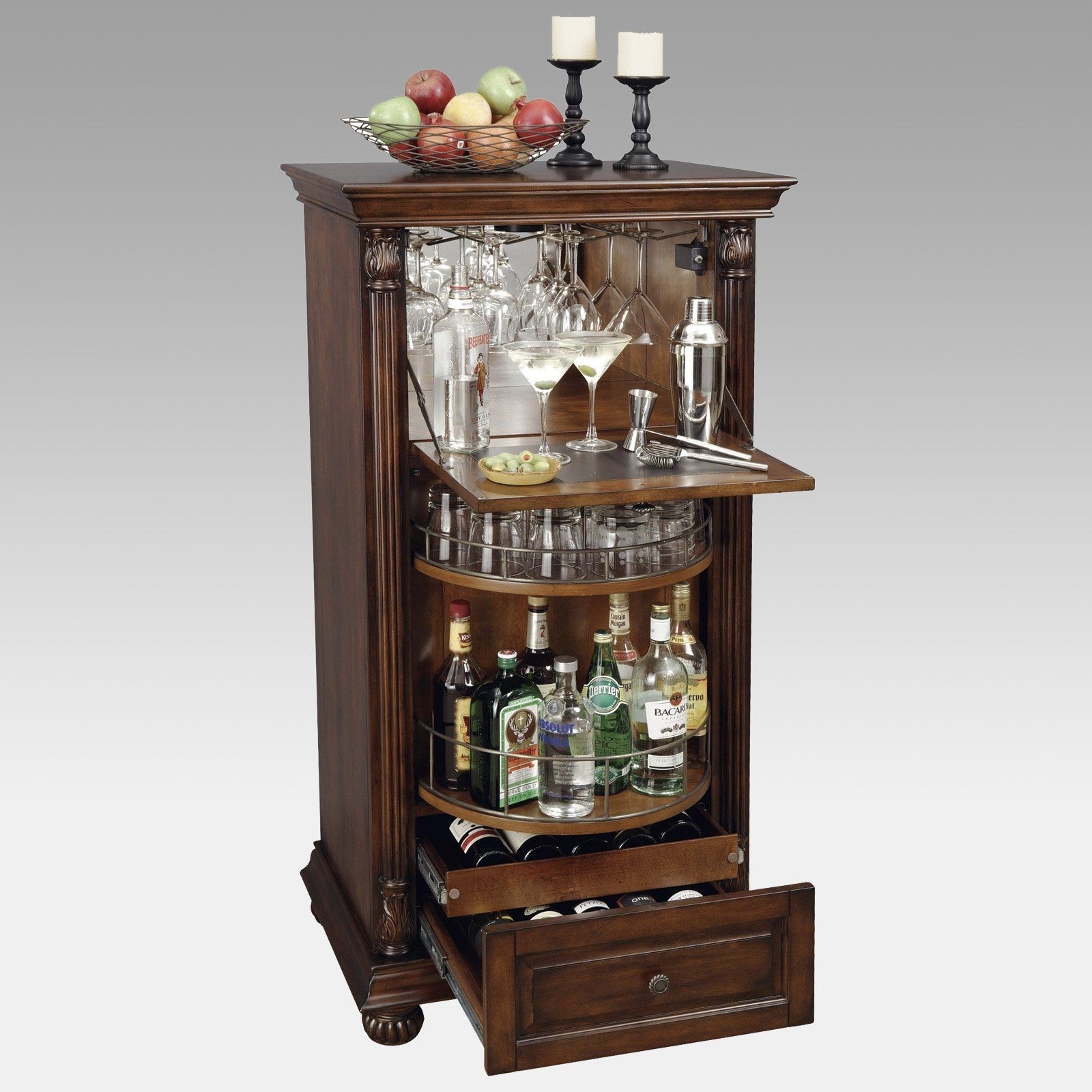 Howard Miller 695-078 Cognac Wine & Bar Cabinet