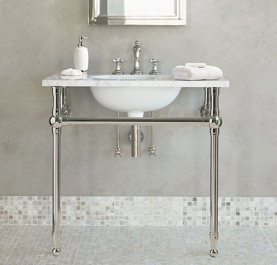 Modern console sink