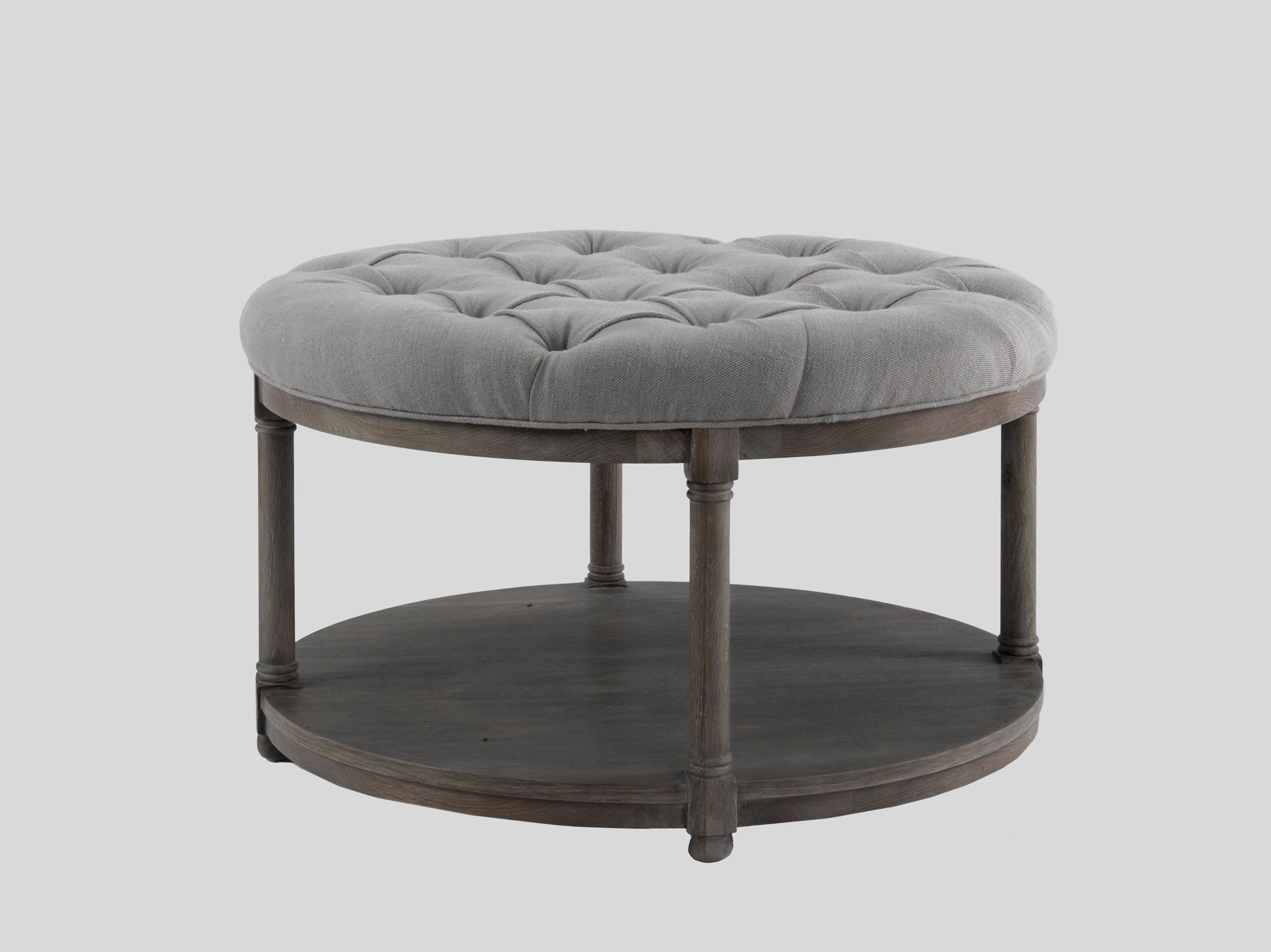 Ottoman coffee table round