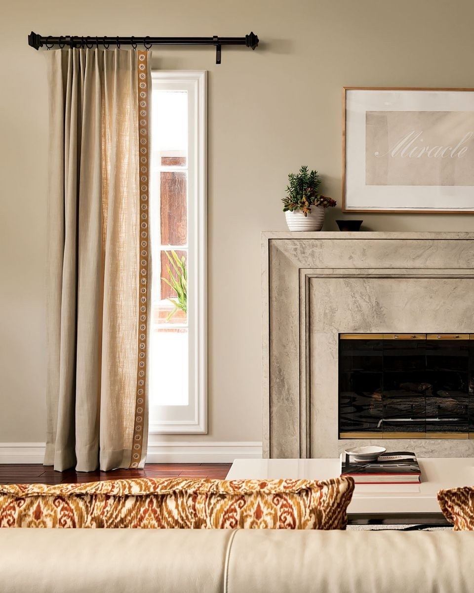 Single panel window treatments