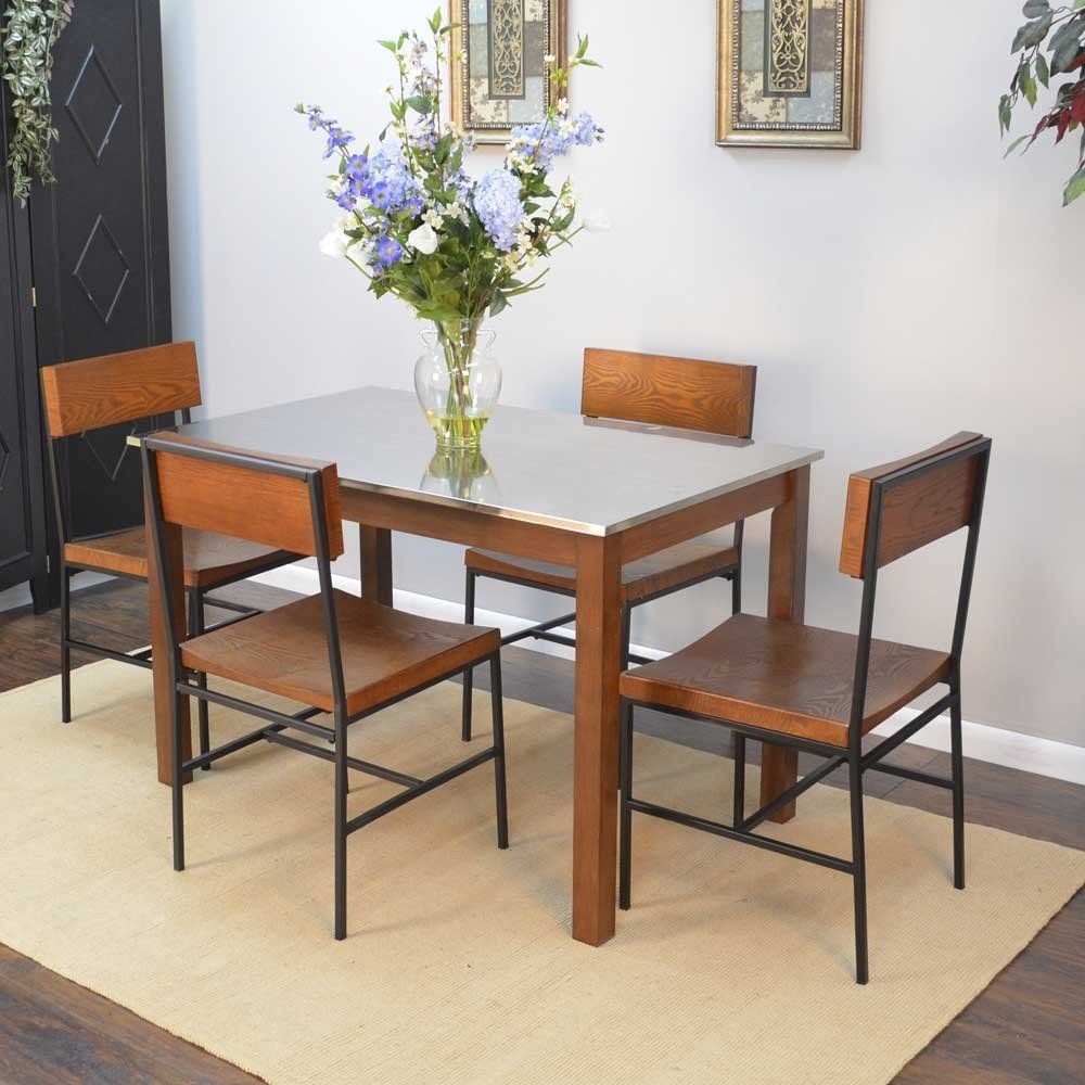 Stainless dining table